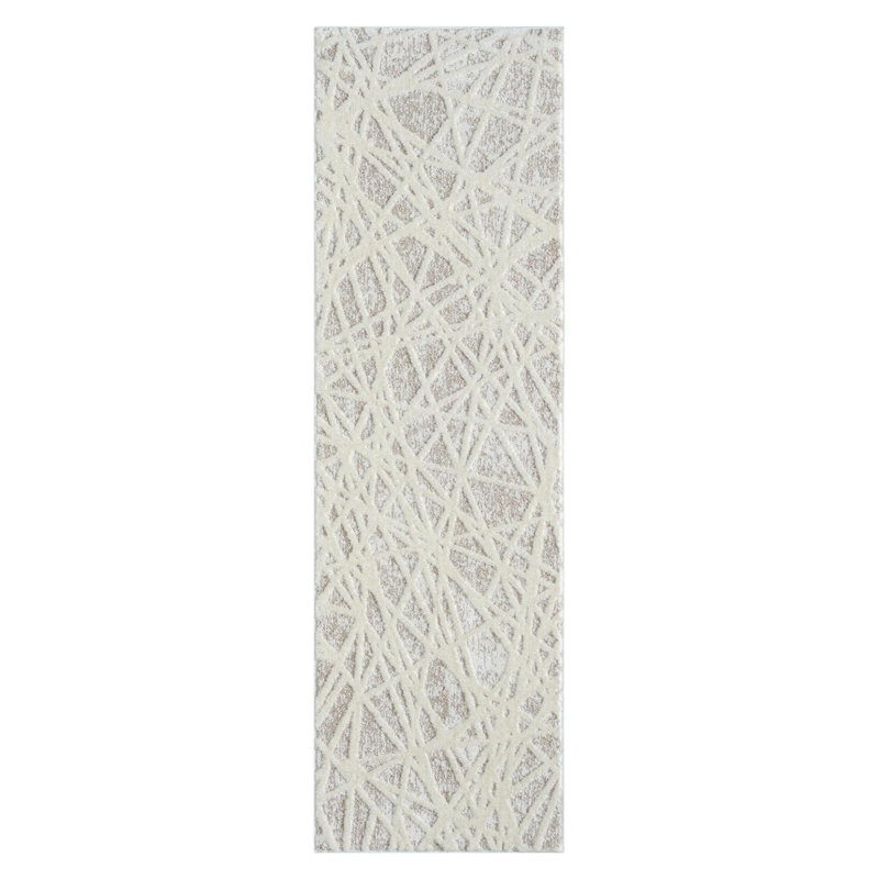 Tankut Abstract Indoor Rug, Runner 2' x 7'