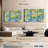 " Cartoon Landmarks World Map "-1694129232