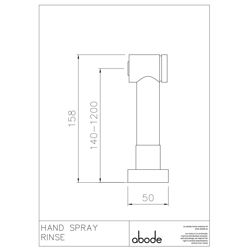 Handspray Rinse, Brushed Nickel