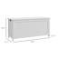 Coffre de rangement 39,4 po avec 2 charnières de sécurité, boîte en bois-283010179