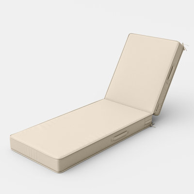 Outdoor Cushions 4'' Chaise Lounge Cushions 26" W X 80" L (Cushions Only)