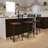 Loughran Ladder Back Metal Restaurant Barstools-94596162-94596163-21223156
