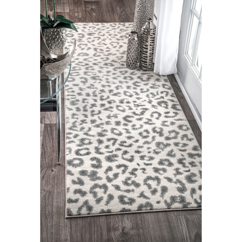 Animal Print Area Rug, Runner 76 x 305cm