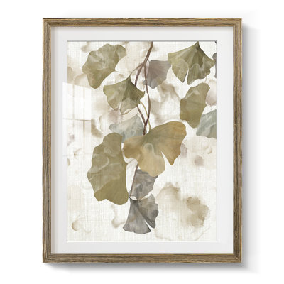 " Green And Gold Pieced Landscape II "