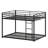 Low Bunk Bed With Integrated Ladder And Sturdy Frame-1331784762