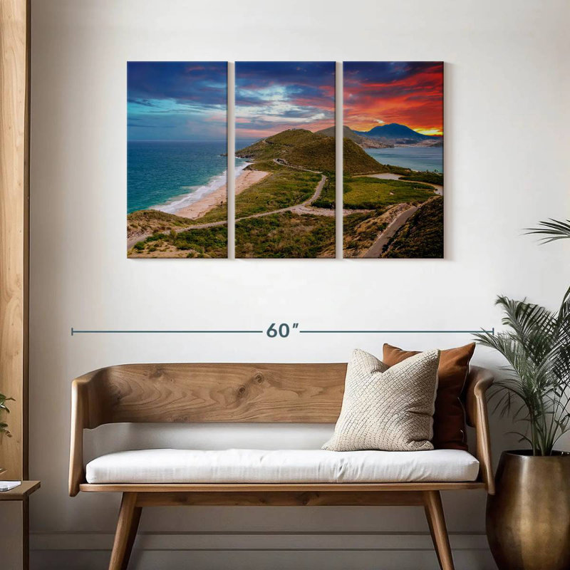 Rorry St. Kitts Landscape, 28" H x 45" W