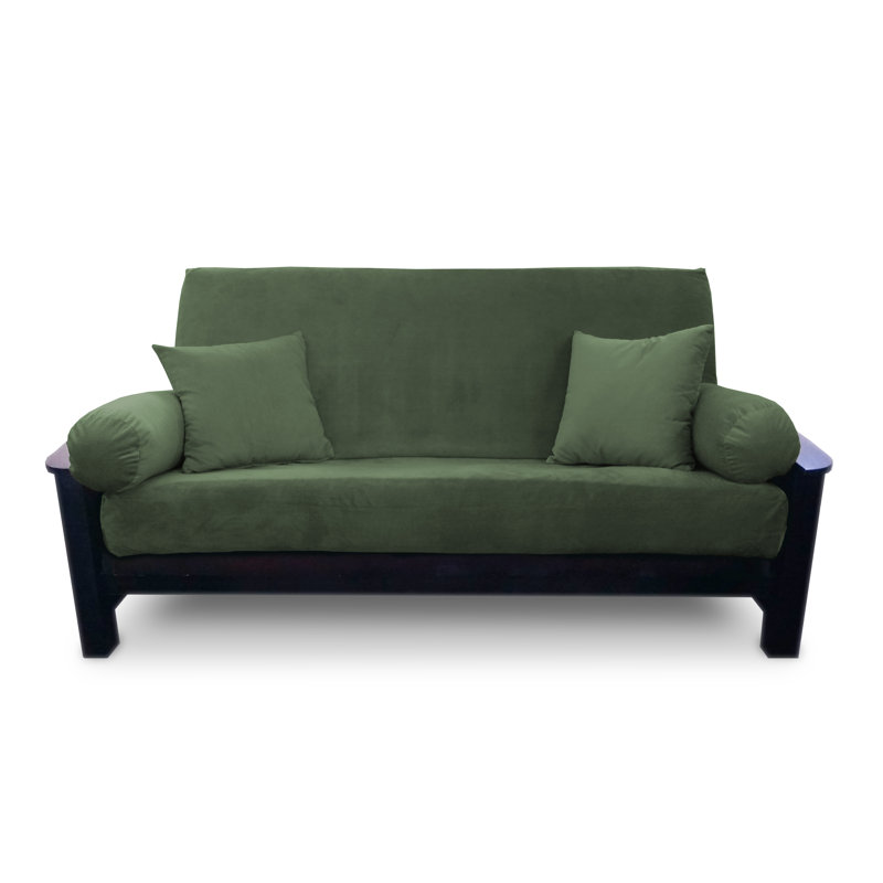 Housse de futon - texture chenille Samantha, Double, Mélange de polyester mousse