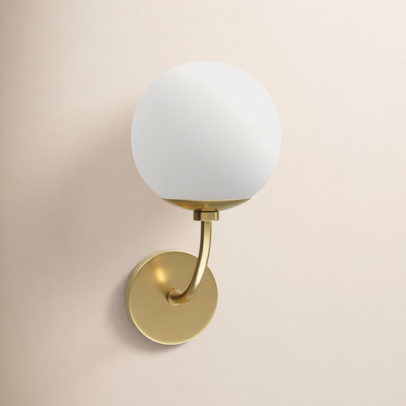 Sajah 1 - Light Armed Sconce, Aged Brass