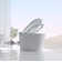 Luxury Intelligent Smart Toilet With Instant Warm Water Sprayer And Dryer, Auto Flush /Foot Sensor Operation, Adjusted Temp Heated Bidet Seat, LED Display