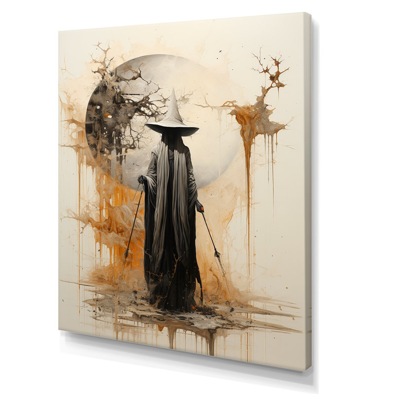 Minimalisme sorcières IV - Imprimé, Toile tendue, 40" H x 30" W