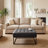 Owen Genuine Leather Square Ottoman-1737486706