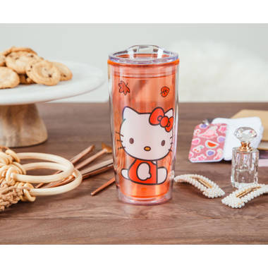 Hello Kitty Glass Coffee Tea Mug 15.2oz Cute Cup