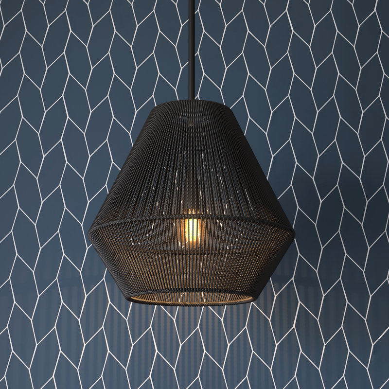 Luminaire suspendu en dome à 1 lumière