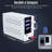 WFX Utility™ 110V Input 30V 5A Output Precision Variable Digital DC Power Supply With Alligator Test Lead Set