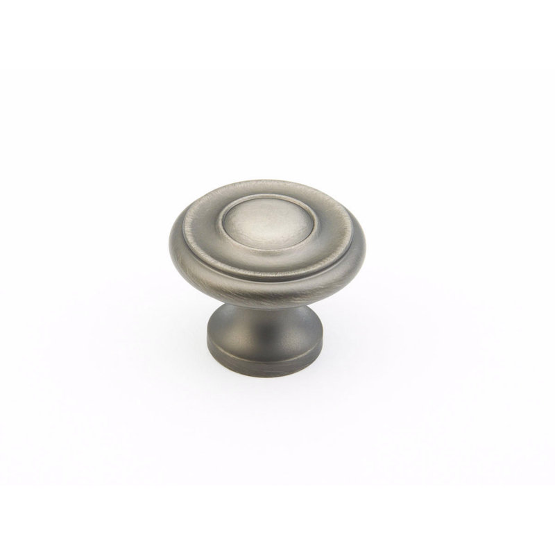 Traditional Round Knob, Antique Nickel