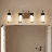  Abel 3-Light LED Bathroom Vanity Light in Matte Black with Warm Brass Accents-119773360-119773359