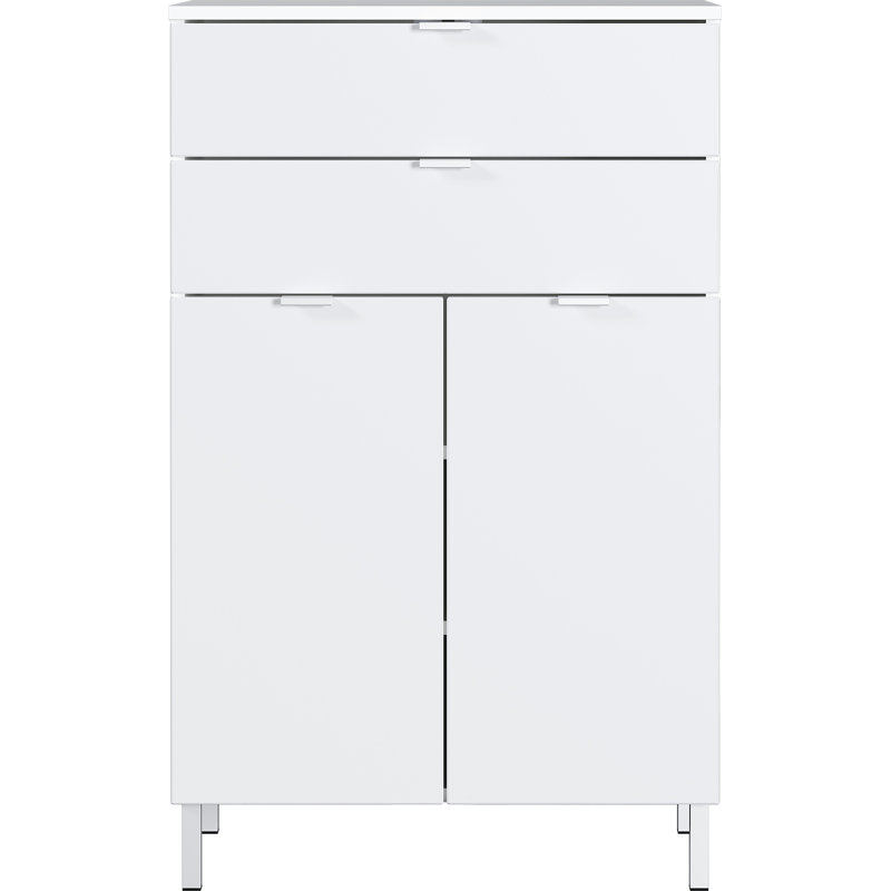 Midgett Bathroom Cabinet, White
