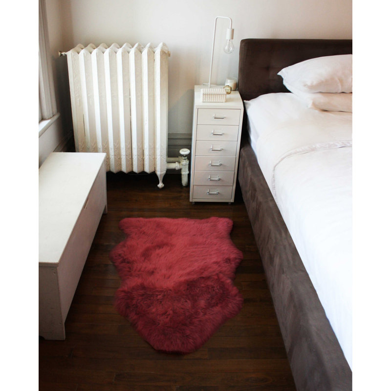 Haghni Performance Sheepskin Animal Print Indoor Rug, Novelty 2' x 3'