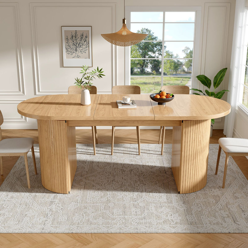 Extendable Dining Table, Natural
