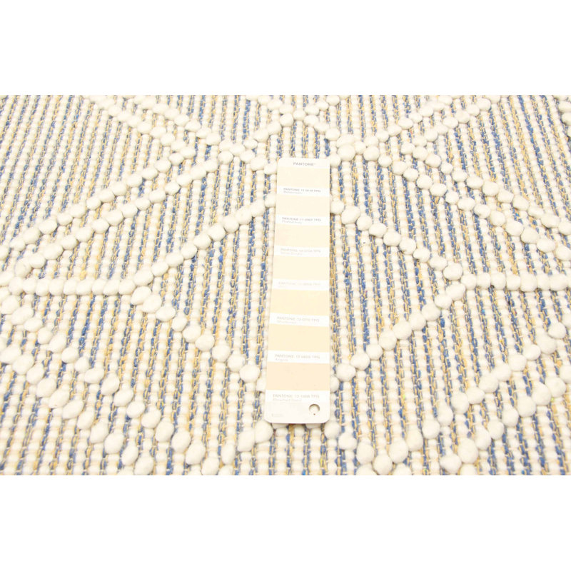 Tapis rectangulaire nouvel âge en laine 5 pi 0 po x 7 pi 8 po Braidan