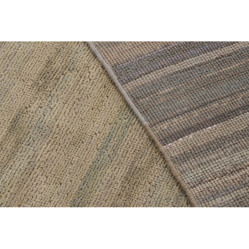 One-of-a-Kind Rectangle 10'x14'6” Hand Knotted Area Rug