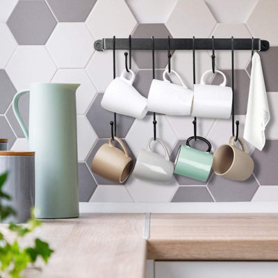 Porte-gobelet à café décoratif: porte-gobelet à café de 17 po