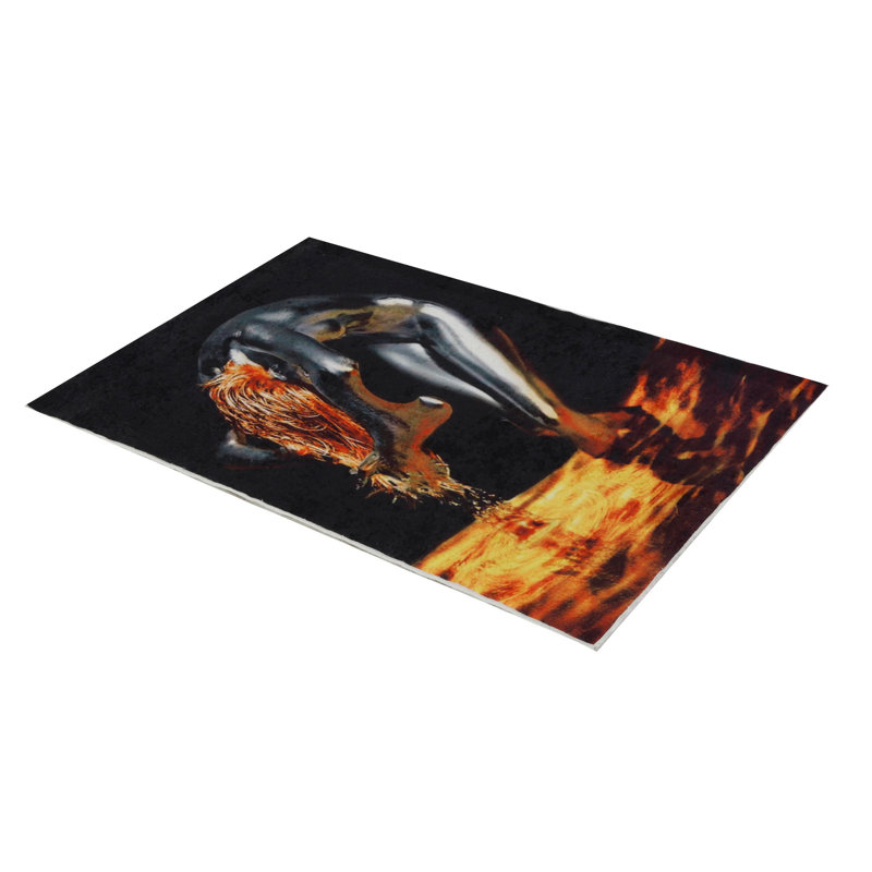 Premium Hall Carpet, 3D Digital Printed, 39.4 x 59.1 Inches | 100% Polyester, Antibacterial, Non-Slip Underside | Pile Height: 0.04 Inches, Machine Washable, Ideal for Living Room & Entryway Decor