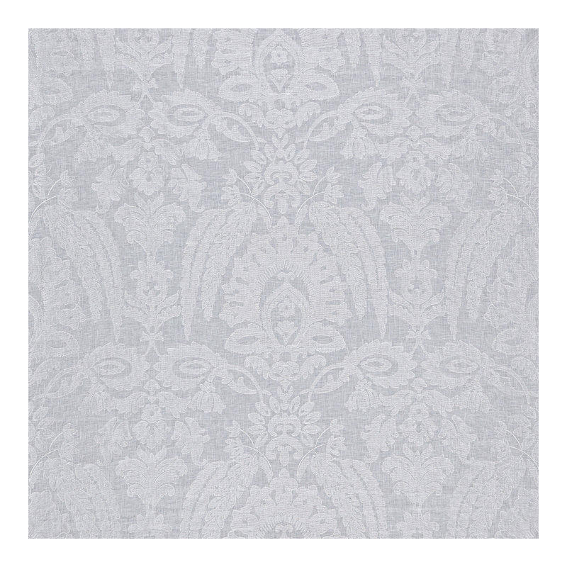 Atmosphere Sheers Lia Damask Sheer Fabric, Snow
