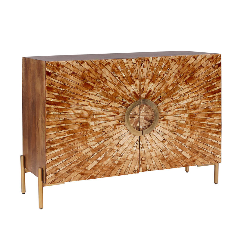 Ivylynn Bone Inlay Two-Door Cabinet