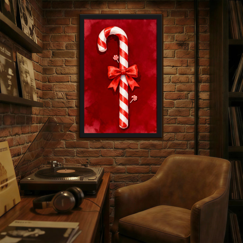 Motif de Noël «Christmas Candy Cane», H 30 po x l 20 po