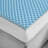 All Season Reversible Hypoallergenic Cooling Blue Mattress Topper For Enhanced Comfort And Temperature Control-444699501-444699502