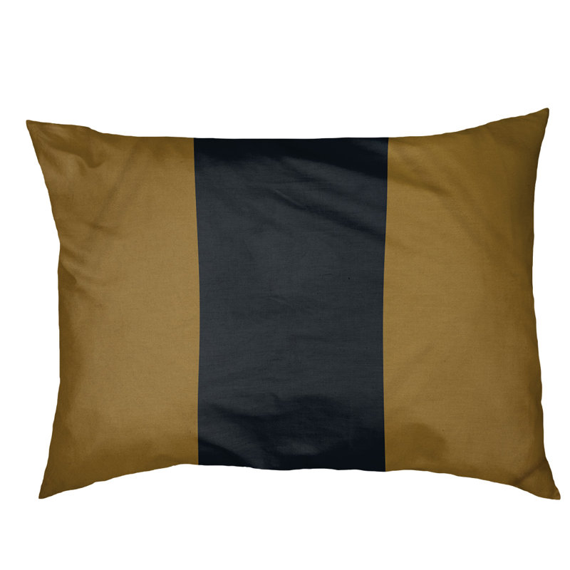 Coussin pour chien Auburn, Moyen (l 28 po x P 18 po x H 6 po), Doré / Noir