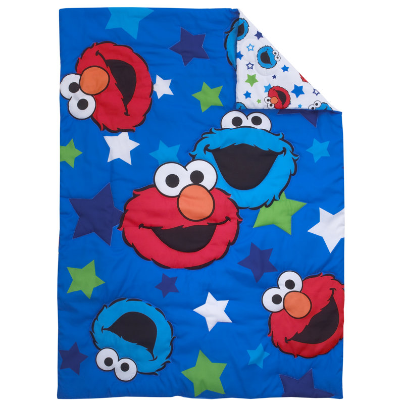Ensemble de literie pour tout-petits 4 pièces NoJo Sesame Street Awesome Buds