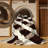 Machine Washable Checkered Beige Area Rug-456401279