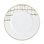 Alligator Gold Bone China Salad/Dessert Plate