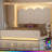Upholstered Wingback Storage Bed,No Box Spring Needed-1760131533-1760131538