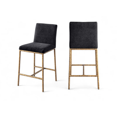 Tabouret de comptoir rembourré Reeves