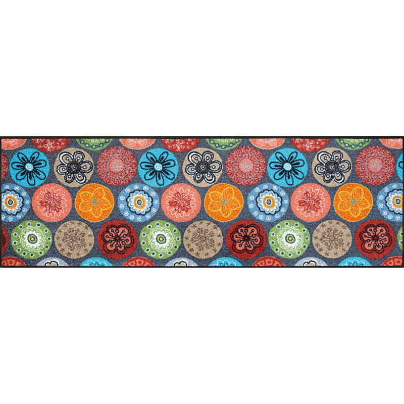 Abstract Kitchen Mat, Rectangular 60 x 180cm
