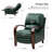Hardge Genuine Leather Manual Standard Recliner-1738687486