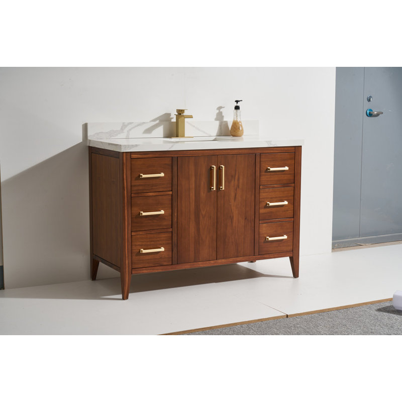 Meuble-lavabo simple avec plateau Robbin 49
