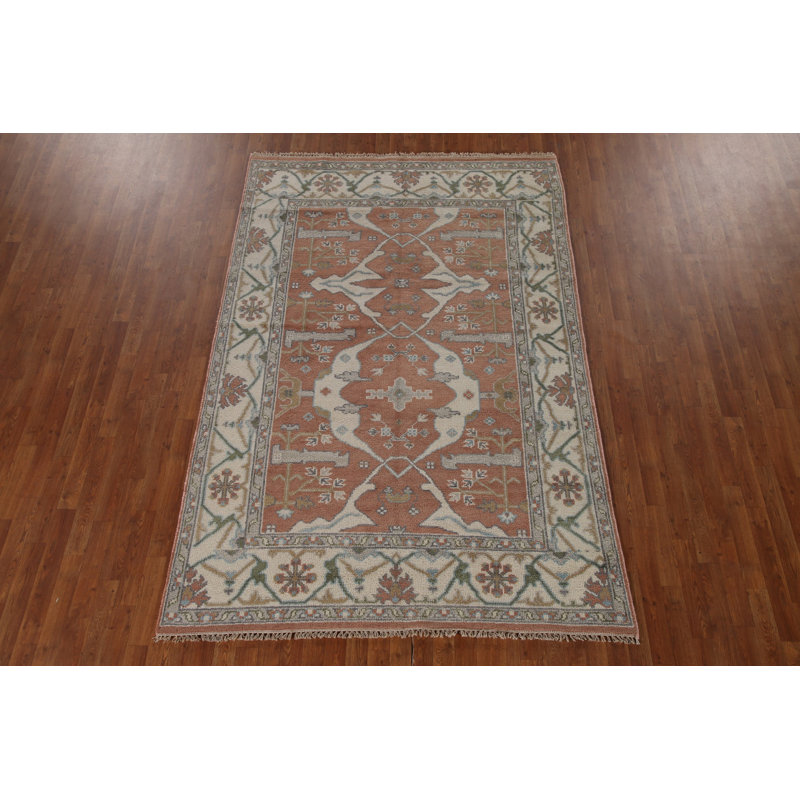 Tapis indien fait à la main Oushak 6 x 9