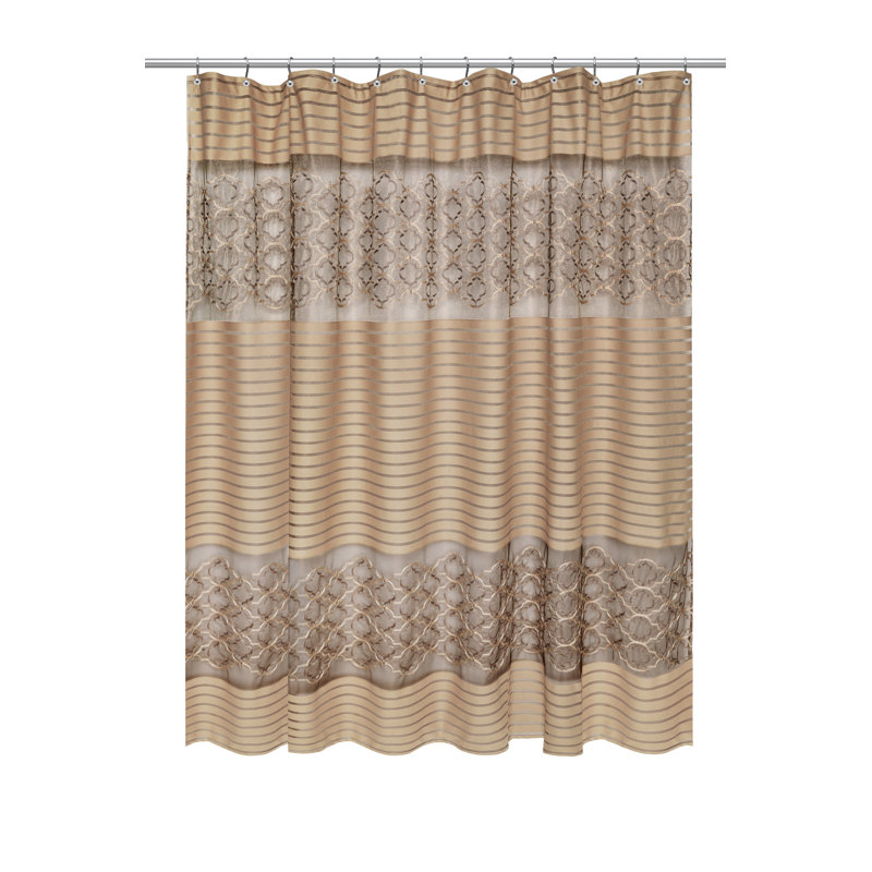 Nason Striped Shower Curtain