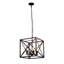 Lustre carré de style lanterne à 4 lumières-497914317