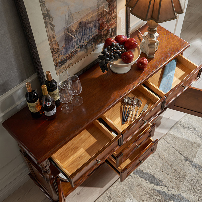 Console Retro, H 33,46 po x l 55,12 po x P 14,96 po