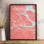 Stockholm City Map - No Frame Print-991958690