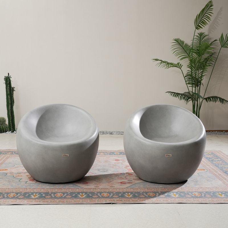 Chaise longue d'extérieur Terrafab (ensemble de 2)