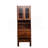 Fold-Out Convertible Writing Table,  Desk Bookcase With Shelf And Drawer Multi-Function Home Office Workstation