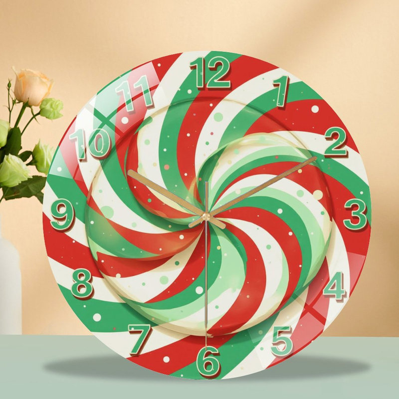 12'' Modern Glass Wall Clock
