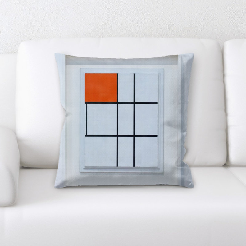 Wall Microsuede Reversible Throw Pillow