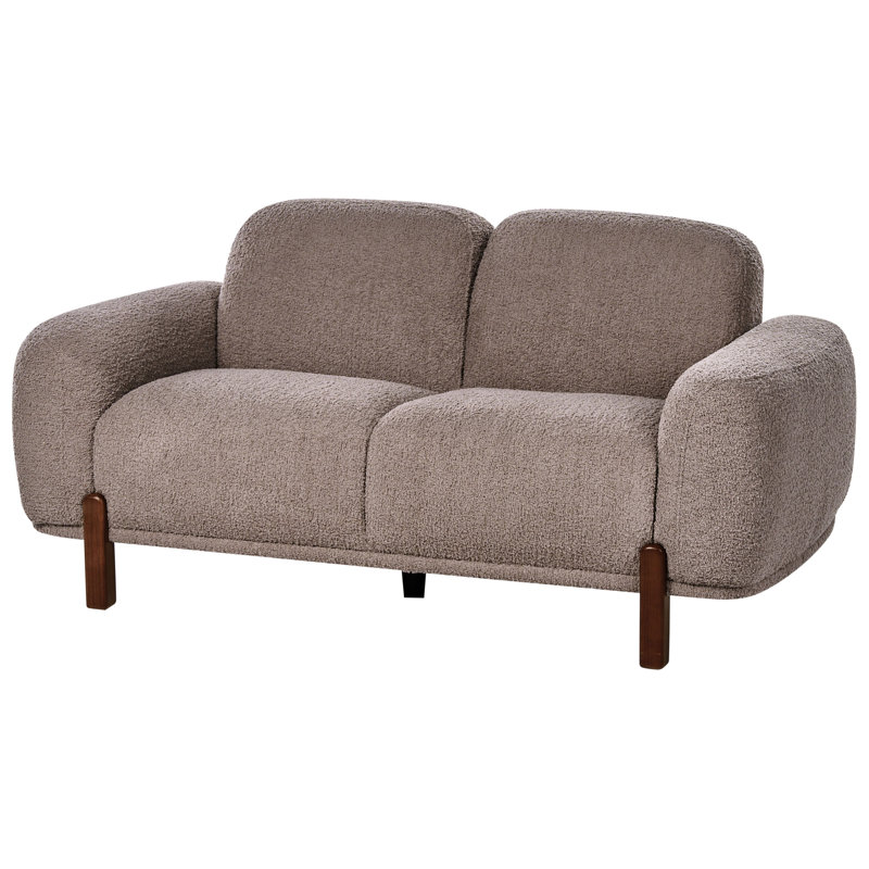 Sofa 2 Seater ODNES Boucle, Taupe